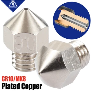 Мягкая Nf-mk8 покрытая медные наконечники прочная уменьшающая палочка для высокопроизводительного Ender 3 Cr10 Micro Swiss Hotend для 3D-принтера