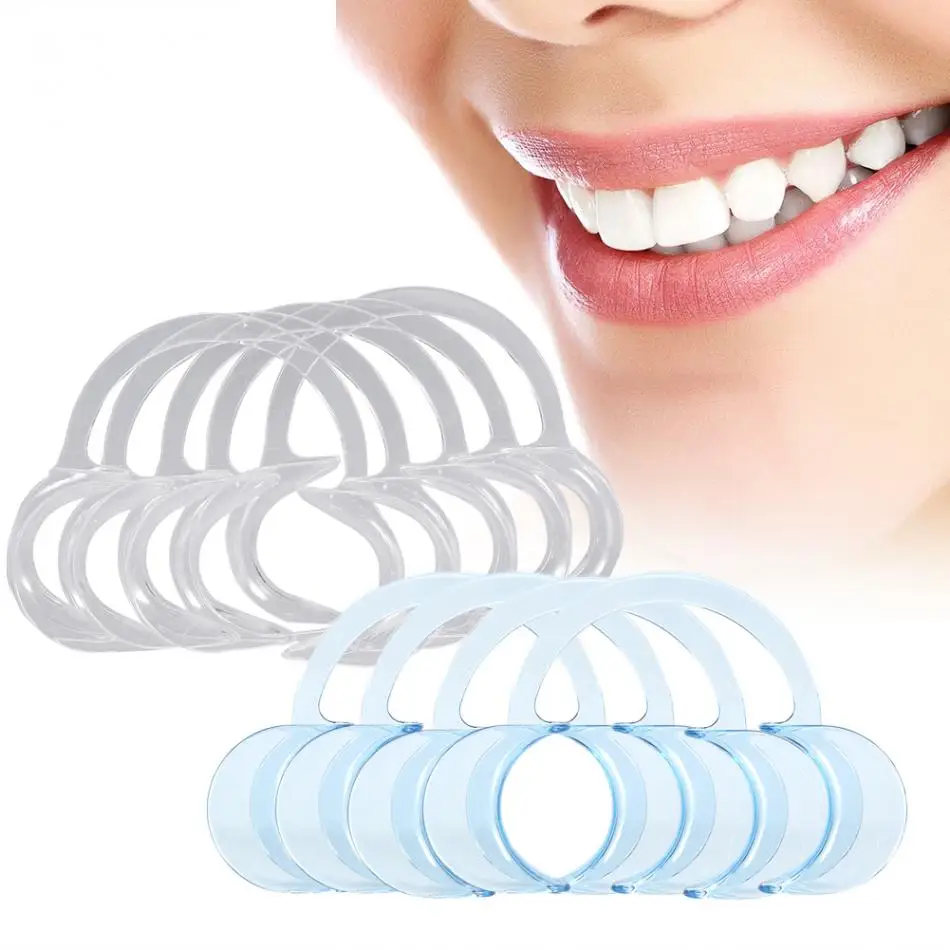 10 шт./компл. одноразовые зубы рот открывалка Чик Dental Clear втягивающее устройство C Форма Отбеливание зубов Стоматологическое оборудование рот расширителей