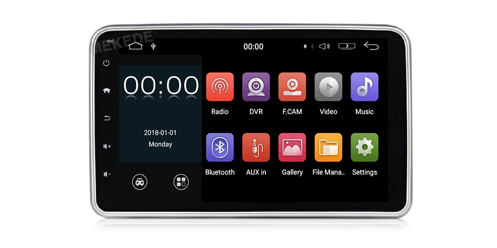 8 дюймов 1din Android 9,0 2+ 32G Автомобильный мультимедийный плеер универсальный dvd-плеер для Nissan/Tiida/QASHQAI Qyad Core радио gps навигация
