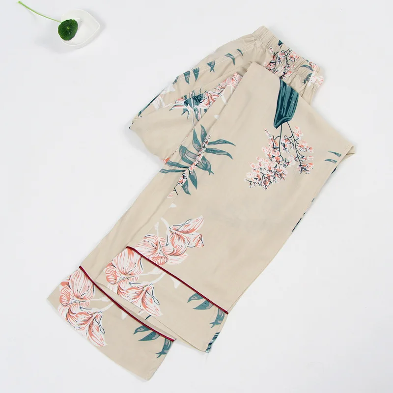 Fdfklak весна лето 2020 новые удобные женские длинные Хлопковые Штаны для сна с