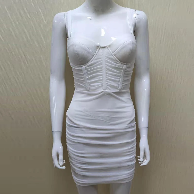 Модное женское платье Летний стиль сексуальное Бандажное вечерние платья