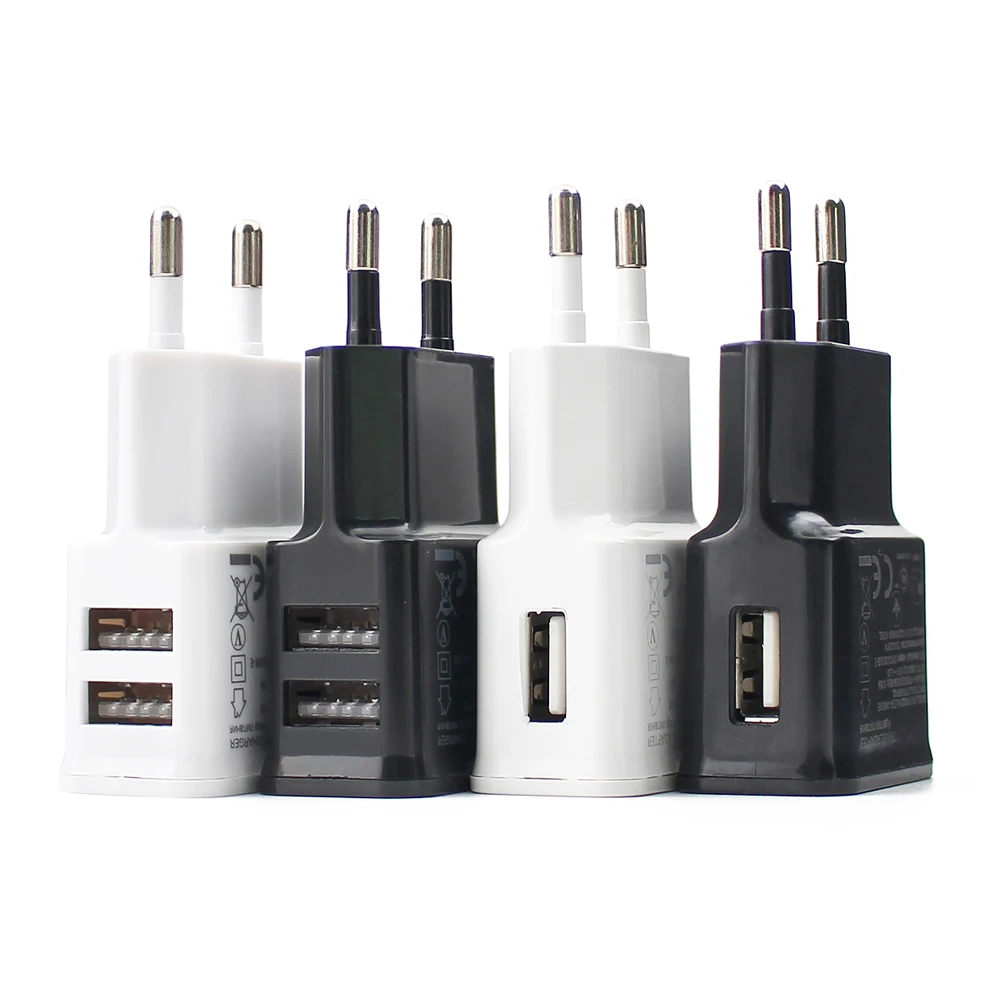 

EU Plug USB Charger Quick Charge 5V 2A For Phone Adapter For Samsung iphone Xiaomi Universal Travel Fast Charger