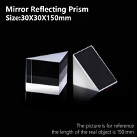 mirror reflecting prism isosceles right angle optical glass visual angle detection prism reflecting slope 90%c2%b0 30x30x150mm
