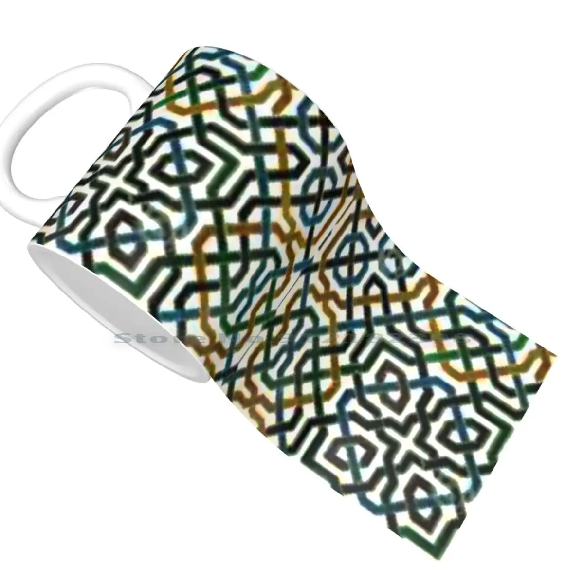 Керамическая плитка Alhambra кофейные чашки кружка для молока и чая мозаика из