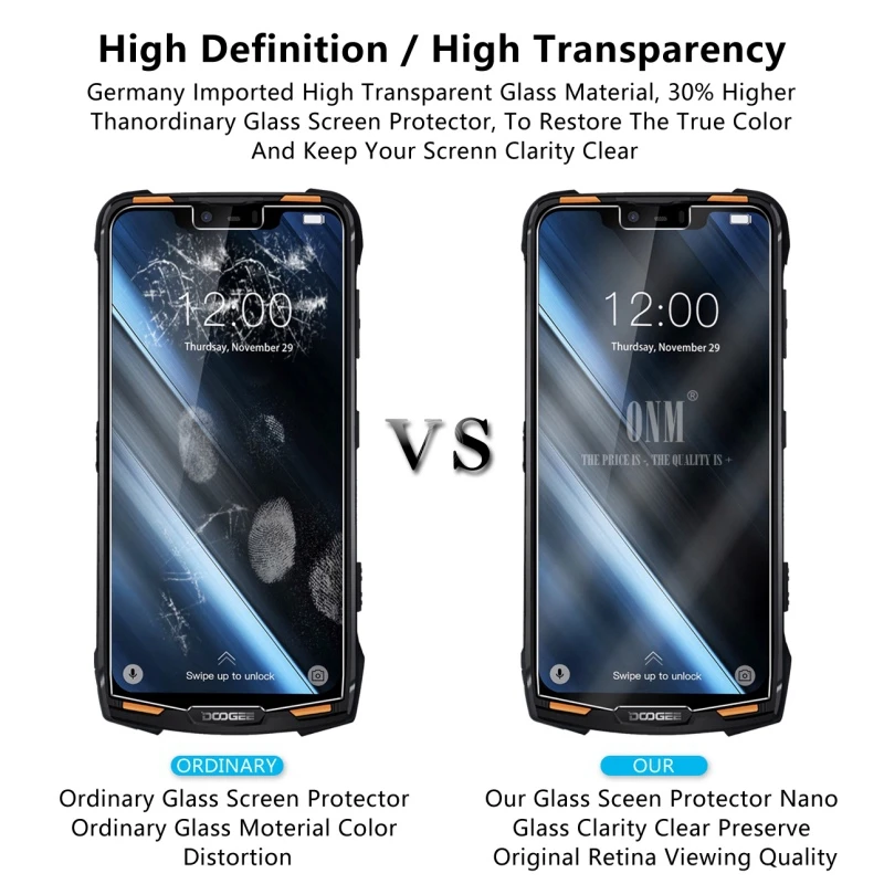 2 шт закаленное стекло Для DOOGEE S90C S55 S70 защита экрана S40 BL5500 Lite защитная пленка |