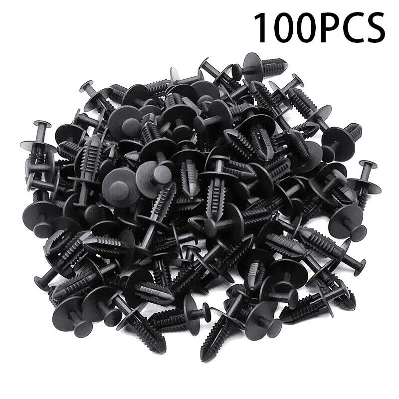 

Clips Car Clips 100x 8mm Fastener For BMW Hole Panel Push Rivet Duable