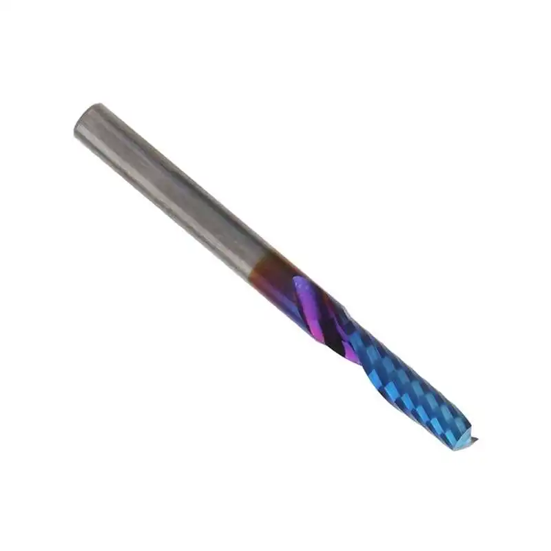 Концевая фреза с ЧПУ для работы по дереву спиральная одно лезвие Вольфрамовая