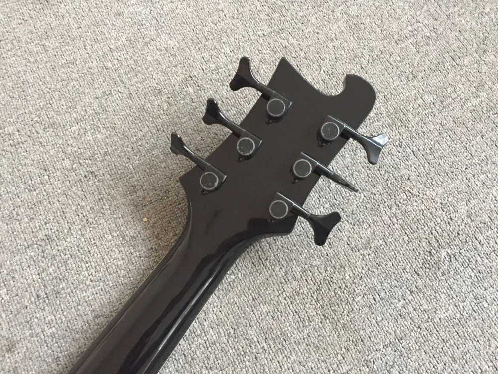 Завод+ рикенбэк на заказ 6 струн 4003 бас гитара черный бас-гитара rickenbacker 6 струн 4003 fireglo бас