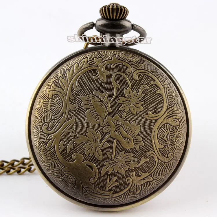 Ожерелье подвеска кварцевые карманные часы высокое качество принт флага