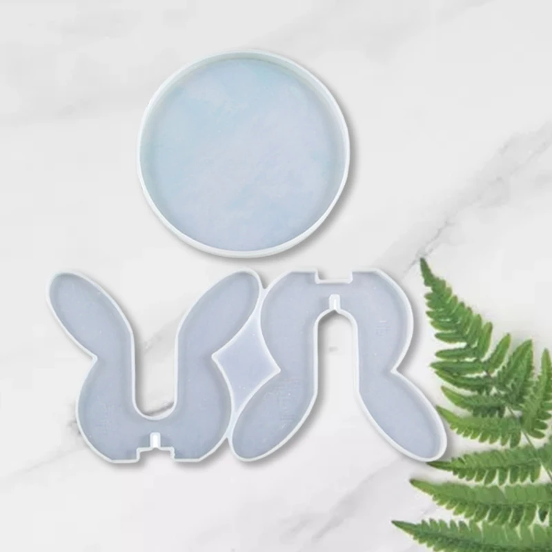 

Potted Plant Stand Crystal Epoxy Resin Mold Flowerpot Support Silicone Mould