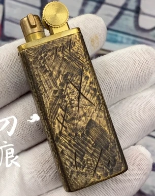 WZH 5style 545 War II eagle Time песочные часы верблюд Ретро Чистая медь креативный шлифовальный круг Латунная Труба зажигалка - Цвет: 4