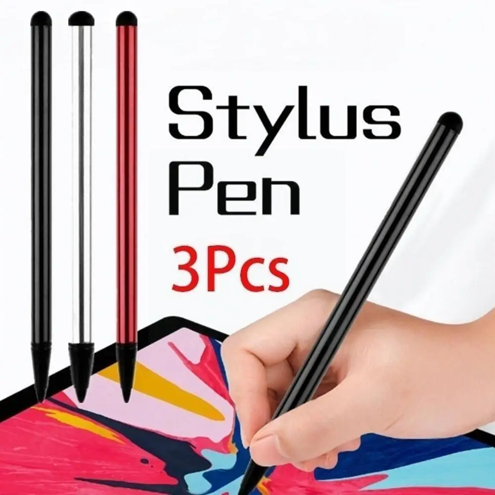 

1Pc Dual-Use Stylus Capacitive Pen Mobile Phone Universal Screen Pen Pen Waterborne Writing Supplies Ball Pen Gift F6M0