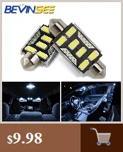 Bevinsee T10 светодиодный T12 T15 194 175 168#555 2835-SMD чипы светодиодный светильник лампы для Ford F-150 автомобиля Купол лицензии карта лампа парковки