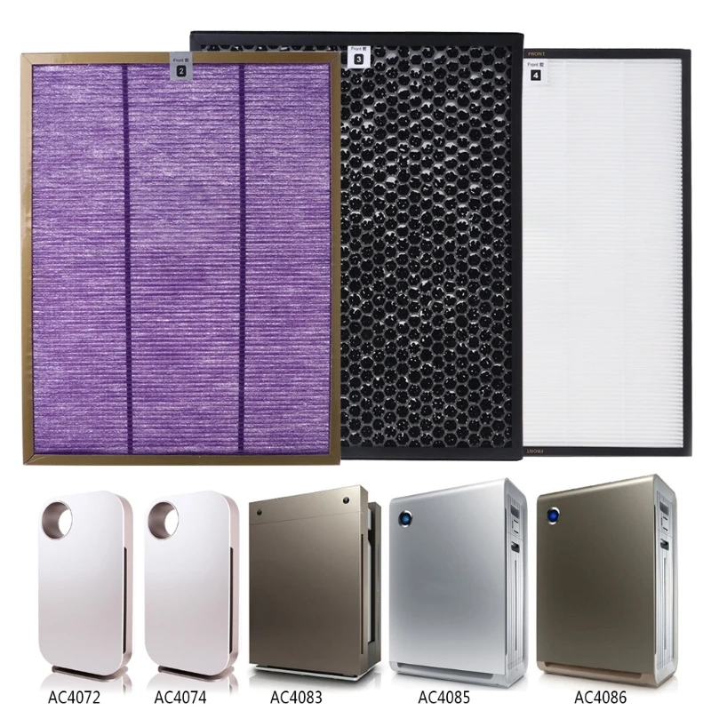 

Air Purifier Filter Kit for philips AC4072 AC4074 AC4083 AC4085 AC4086 Replace MOLF