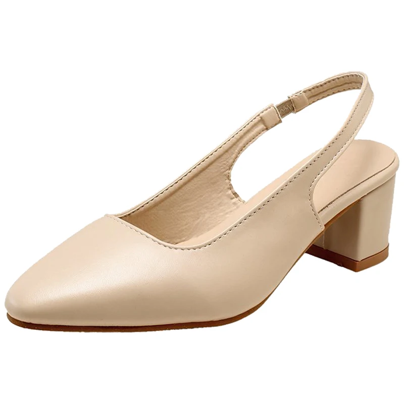 

3cm Heels Closed Shoes All-Match Sexy Pump Lace-Up Shallow Mouth Square Toe Chunky Sandals 2021 Sweet Clogs for Women 5cm Casual