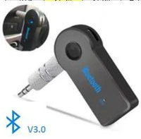 wireless bluetooth v3 0 3 5mm headphone jacks car stereo music receiver adapter with mic for car music audio aux a2dp reciever
