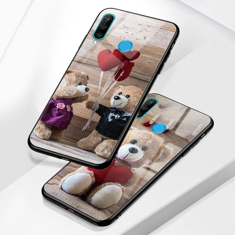 Яркий чехол с изображением животных тигра волка для Huawei P30 Lite P20 PRO P10 P9 P40 E P Smart Z 2018