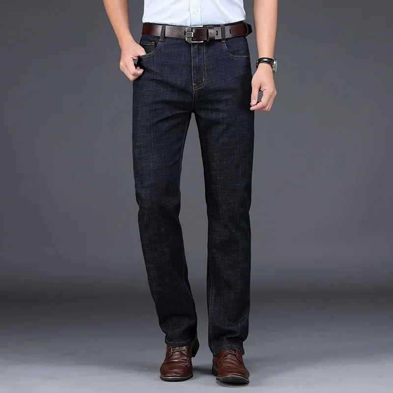 2020 мужские весенне Летние Стильные тонкие джинсовые хлопковые повседневные