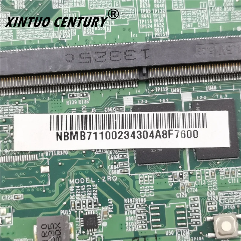 

NBMB711002 DA0ZRQMB18F0 Para Acer Aspire V5-573P V5-473P Laptop Para Motherboard MB711.002 i7-4500u CPU 4 GB RAM