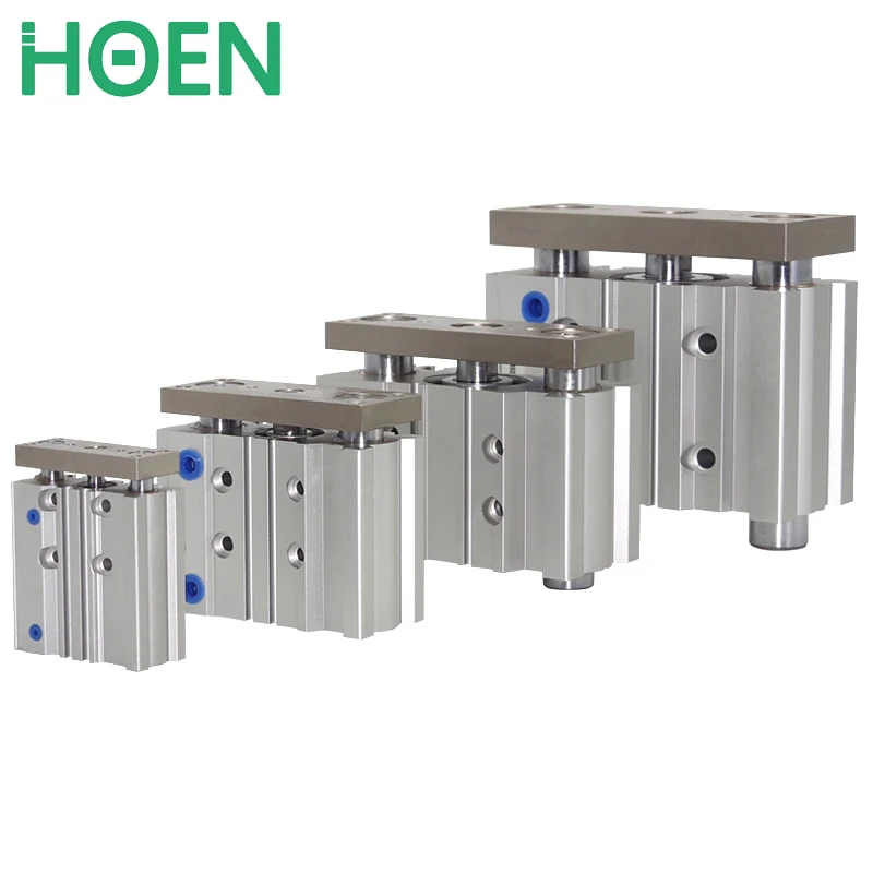 MGPM63 30 компактный направляющий шток к трёхвальный пневматический цилиндр