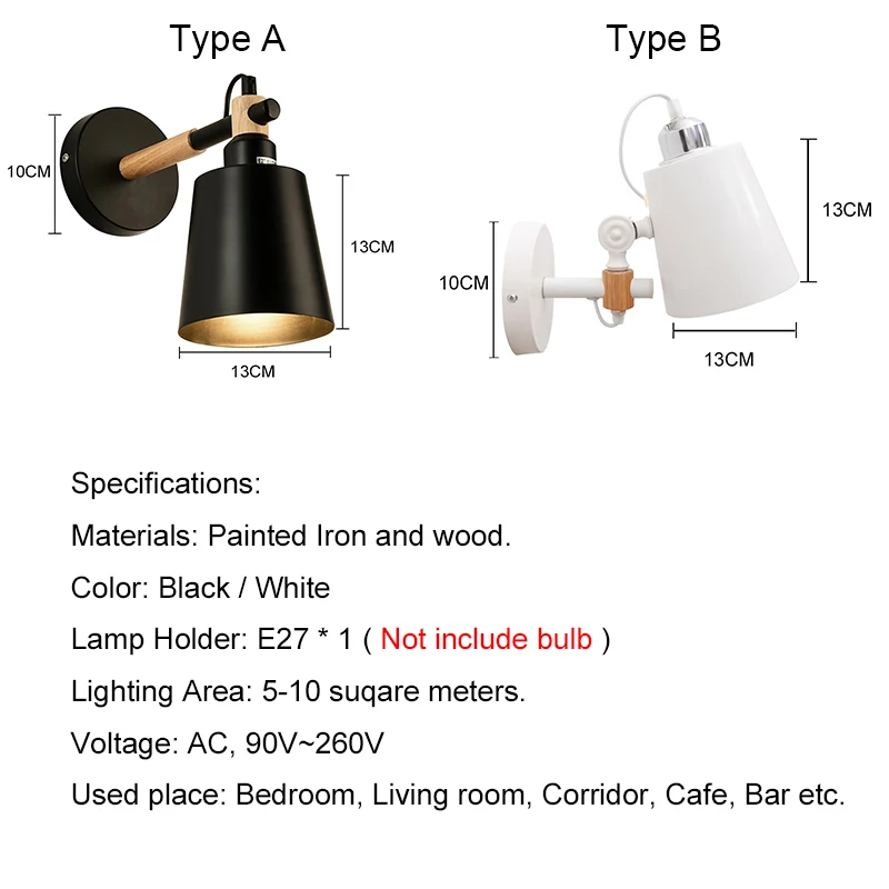 Светодиодный настенный светильник Промышленный ретро бра винтажный Wandlamp
