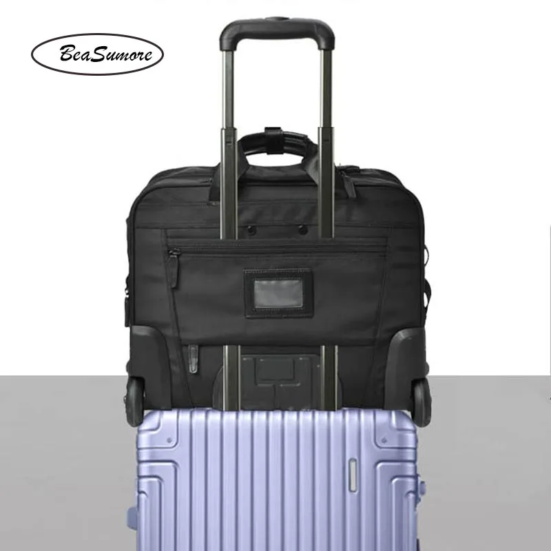 Мужской Дорожный чемодан BeaSumore Многофункциональный на колесиках для деловых