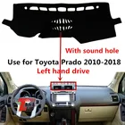 TAIJS Заводская Высококачественная классическая крышка приборной панели автомобиля из полиэстерного волокна для TOYOTA Prado 2010-2018, левый руль