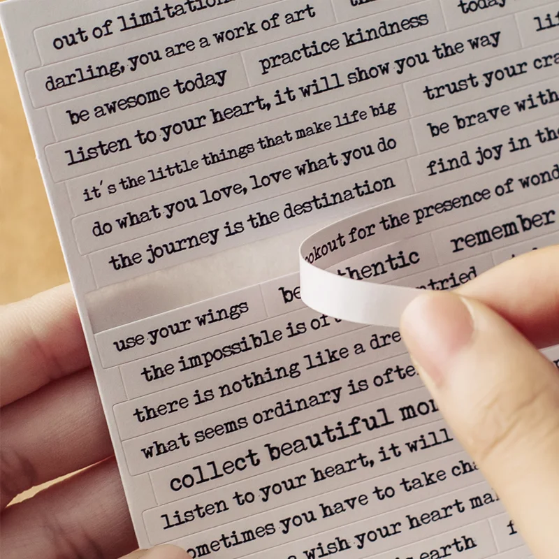 8 листов цвет номер Украшение для ноутбука наклейки Календарь Дата скрапбукинга