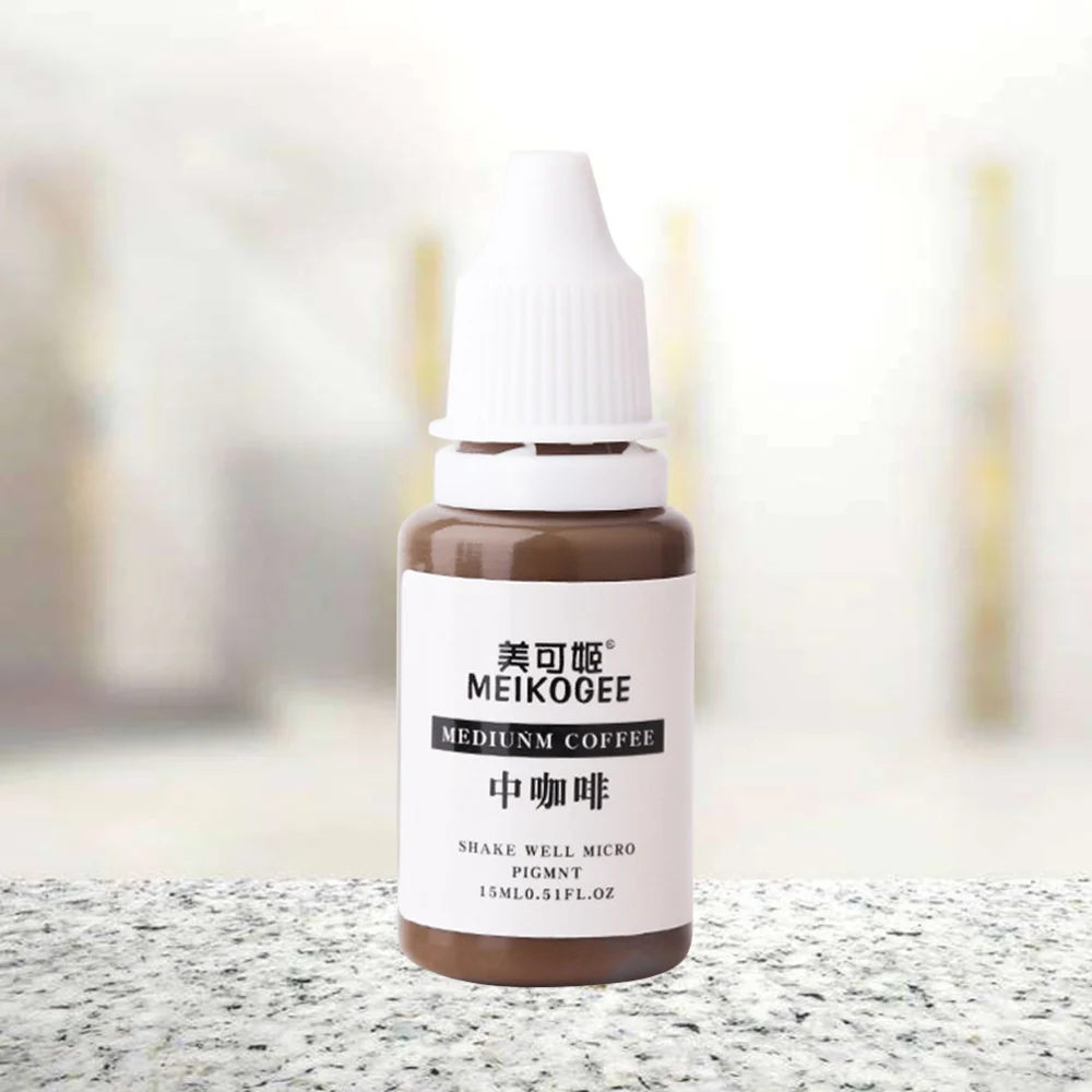 

1PC Embroidery Pigment Lip Line Ink Eyes Line Colorant Professional Beauty Supply DIY Accessories (Orange)