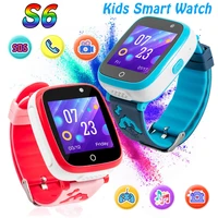kids watches s6 gps sos smartwatch 2g sim card waterproof relogio inteligente gift for boys girls pk q12 childrens smart watch