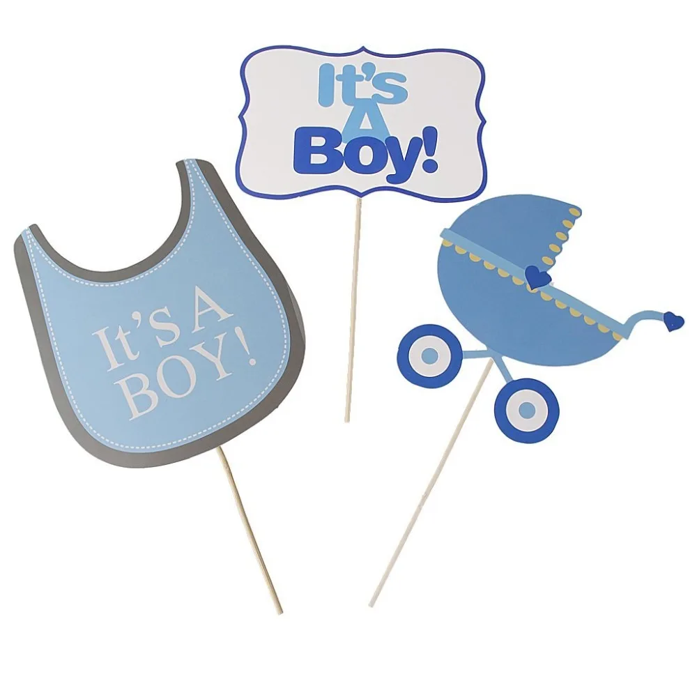 Розовый и синий фон для фотосъемки с изображением детского душа фотосессии