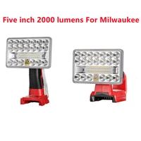 hot for milwaukee m18 18v li ion battery pistolportable led lamp flashlight outdoor work light with high quality free shipping