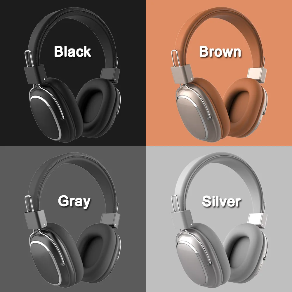 Беспроводные наушники SD 1004 Bluetooth 5 0 с регулировкой громкости кожаные микрофоном