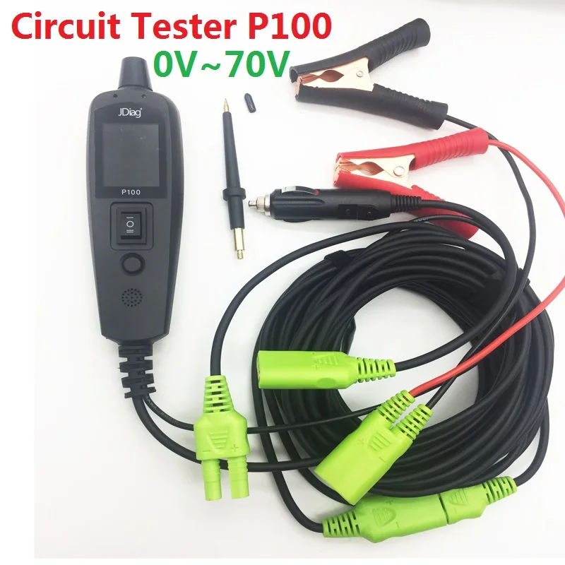 Мощность зонд Автомобильный Электрический тестер цепи P100 автомат защити PK AUTEK YD208