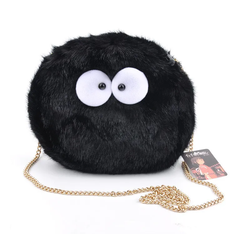 Аниме милая сумочка Totoro Fairydust плюшевая мягкая сумка через плечо Susuwatari Наплечные