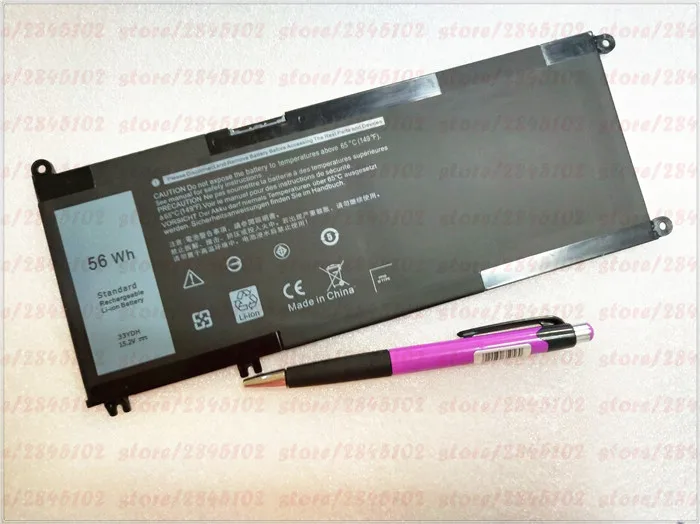 GYIYGY 15 2 V 56Wh 33YDH PVHT1 99NF2 ноутбук Батарея для Dell Inspiron 7577 17 7773 7778 7779 7786 3579 5587 7588 3590