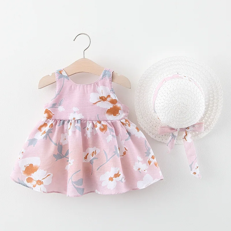 

Baby Girls Dress Summer Bow Sandbeach Tutu Dress Infant 1st Year Birthday Party Princess Dress For Newborn Kids Clothes vestidos