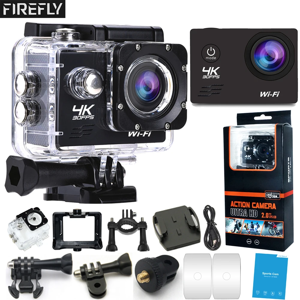 Экшн Камера Подводная FIREFLY 4K 30 кадров/с 16 Мп 170D м|Экшн-камеры| |