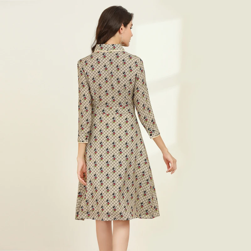 Xiaomoli шоу молодой мультфильм изображение милый Принт темперамент талии плотно