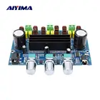 AIYIMA 2,1 Bluetooth 5,0 TPA3116D2 HIFI Цифровой усилитель мощности для дома 50 Вт x 2 + 100 вт DIY сабвуфер усилитель звука динамика мини-усилитель