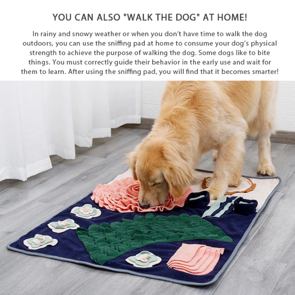 Коврик для дрессировки собак кошек чувство запаха энергетический пазл игрушки