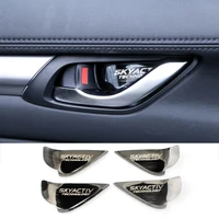stainless steel auto inner door bowl sticker interior moulding covers for mazda cx 5 cx5 ke kf 2012 2018 2019 2020 accessories