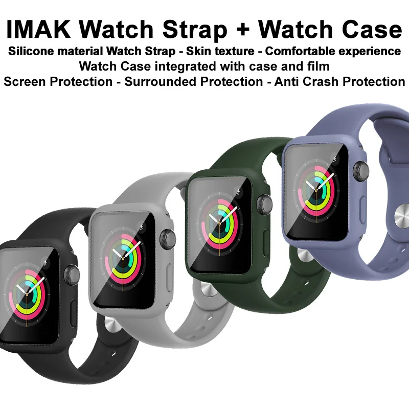 Ремешок из ТПУ для наручных часов iWatch Apple Watch 6 5 4 3 2 40/44/38/42 мм | Электроника