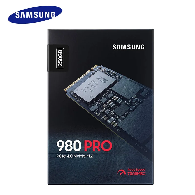 SSD M2 SAMSUNG M.2 2 ТБ 980 PRO NVMe Внутренний твердотельный накопитель 1 жесткий диск 250 Гб HDD