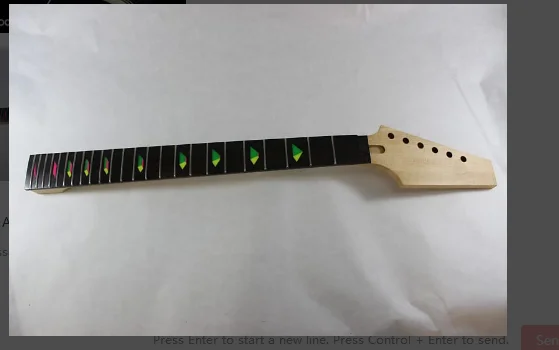Новый гриф электрогитары из массива дерева 22 лада 25 5 дюйма Luthier yinfente|22 frets|electric guitar