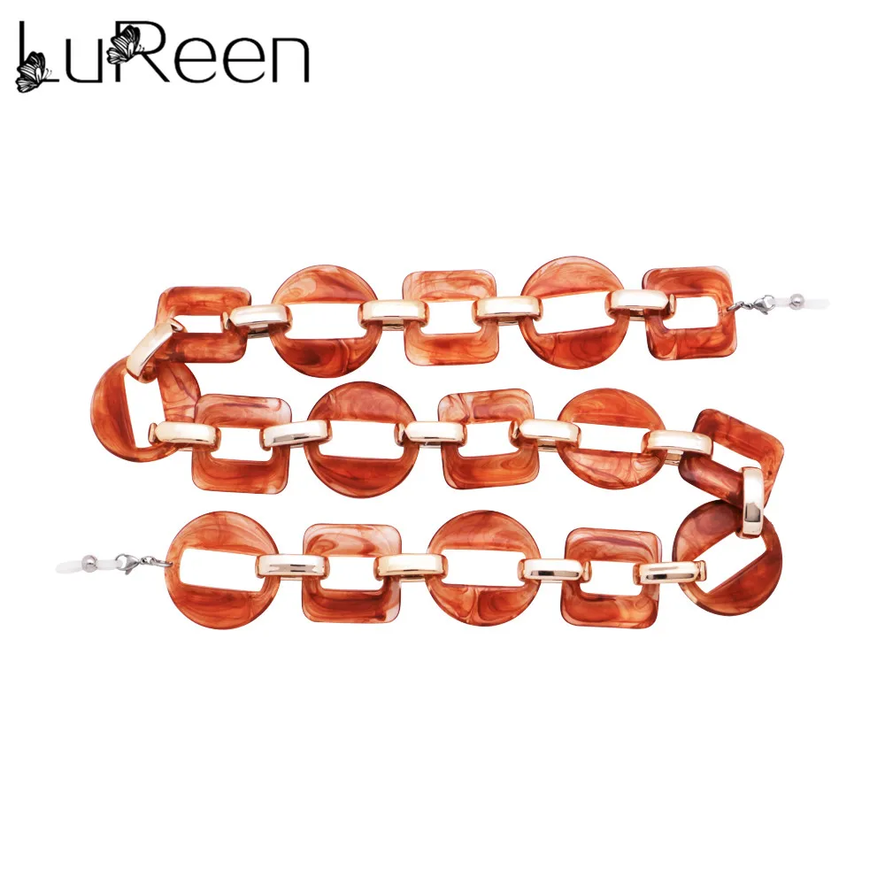 LuReen простое геометрическое ожерелье из бисера очки для чтения простой держатель Lanyards аксессуары для очков