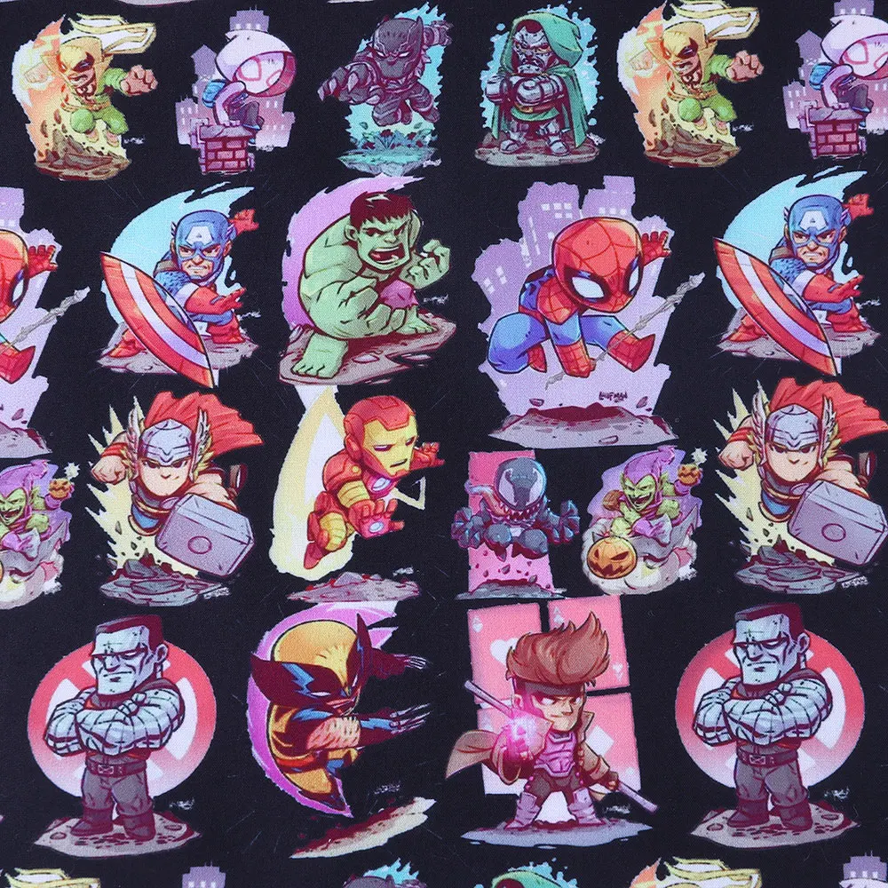 

Cartoon Hot DIY handmade sewing patchwork quilting baby dress home sheet 140cm printed fabric fabric sewing kids fabric140X50CM
