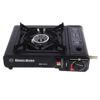 portable butane stove outdoor camping gas single burner with carrying case 3000w bdz 155 a electronic ignition cooker black