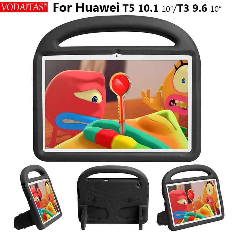 

Противоударный детский чехол из ЭВА для Huawei MediaPad T5 AGS2-W09/L09/L03/W19 10,1 ", Чехол-подставка для планшета Huawei Mediapad T5 10