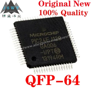 PIC24FJ128GA006-I/P T  QFP-64 Semiconductor 16-bit Microcontroller -MCU IC Chip with the for module arduino Free Shipping PIC24FJ